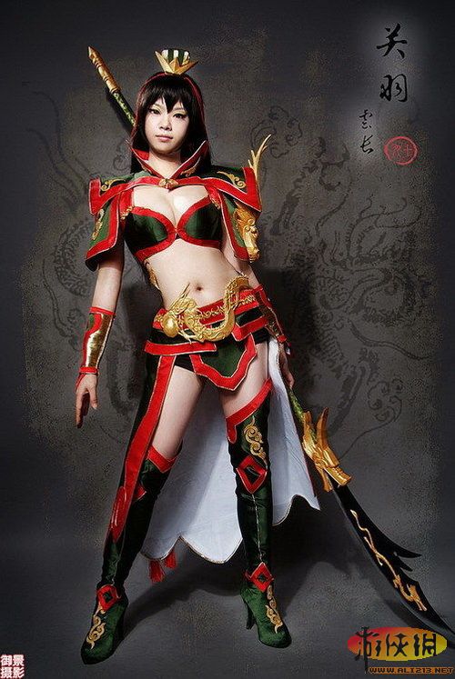 男版貂蝉女版吕布性别倒错版精美三国cosplay