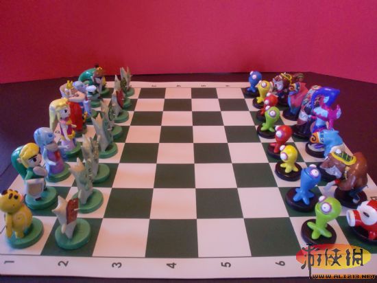 玩家自制塞尔达版国际象棋 林克大战众多小兵