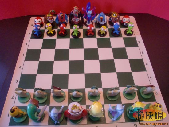 玩家自制塞尔达版国际象棋林克大战众多小兵